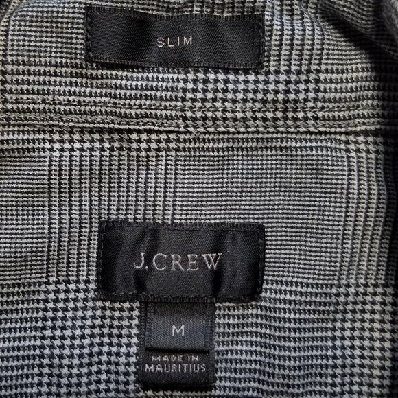 J. Crew Mini Houndstooth Slim Fit Button-Down Shirt - Picture 2 of 14